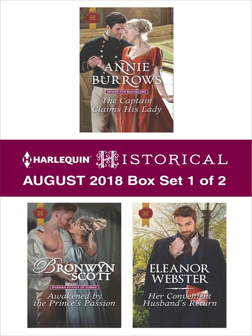 Title details for Harlequin Historical August 2018--Box Set 1 of 2 by Annie Burrows - Available